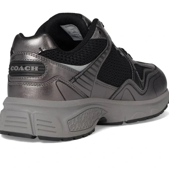 Coach C301 Ancient Zinc/Black and Gray‎ Athletic Unisex Sneakers Size 7.5